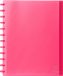 Exacompta 4x Showalbum met ringen en uitneembare tassen - harde PP - 30 tassen - 60 zichten - A4 - Rood