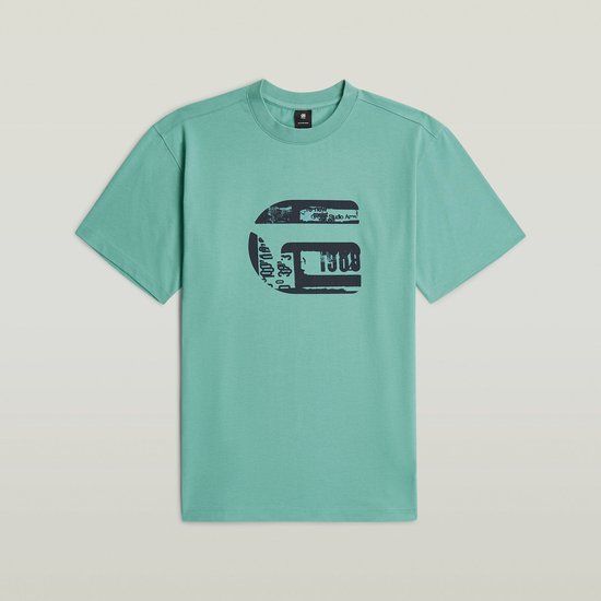 G-Star G icon gr r t Heren T-shirt L Mineral Blue
