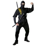Widmann Ninja pak Dragon Zwart XL