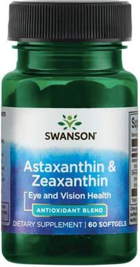 Swanson Health Swanson Astaxanthine & Zeaxanthine - 60 Softgels