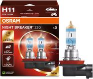 Osram Night Breaker 220 H11 Halogeenlampen
