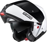 FC-Moto G-376 Opklapbare helm - Systeemhelm - Wit - XS