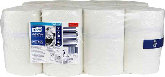 TORK M1 PREMIUM poetsdoeken - 11 rollen - Wit