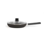 Livoo - 26 cm MEP153N stoofpan - 2,5 mm dik, hittebestendige soft-touch handgreep, voor alle warmtebronnen inclusief inductie