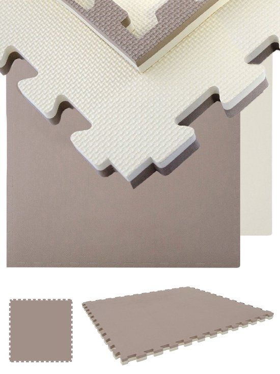 Vechtsport Mat 4cm - 90x90cm - Judo Mat - Beige