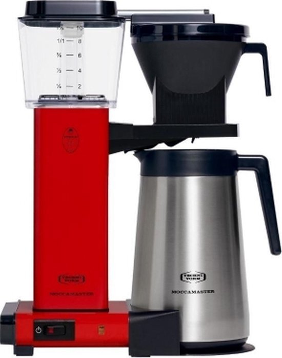 Moccamaster KBGT Thermos - Koffiezetapparaat - Rood rood