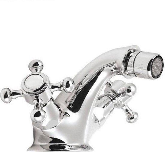 Sapho Bidetmengkraan Sapho Antea 2-knop Gebogen 7.2 cm Chroom (incl. clickwaste)