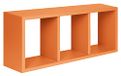 Homemania Tristano wandrek, slaapkamer, kantoor-MDF, oranje, 70 x 30 x 15,5 cm