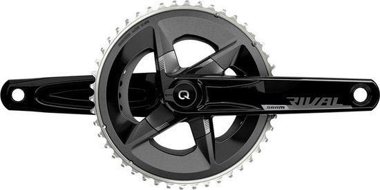 SRAM Rival AXS D1 Quarq Road DUB Vermogensmeter Krukasset 2 x 12-speed 46/33T, zwart 170mm