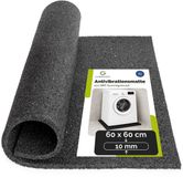 Garronda Antivibratiemat 60 x 60 cm – 10 mm SBR-rubbergranulaat – Onderlegmat voor Wasmachine en Droger – Geluids- en Trillingsdempend – Antislip – GD-0251