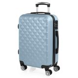 ITACA - Valise Cabine 55x40x25 Rigide Légère à Roulette 4 Roues Pivotantes avec TSA Combinatie Hangslot Bagage Cabine Idéal pour Voyager en Avion Petite Valise Compacte Compatibel met Ry, Lichtblauw
