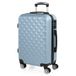 ITACA - Valise Cabine 55x40x25 Rigide Légère à Roulette 4 Roues Pivotantes avec TSA Combinatie Hangslot Bagage Cabine Idéal pour Voyager en Avion Petite Valise Compacte Compatibel met Ry, Lichtblauw