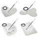 Solidchoice - Set van 4 Mengpaletten met Spatel Inox