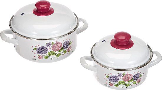 GSW Hortensia - Kookpannenset - 5-delig - Wit