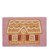 Mica Decorations Kerst deurmat peperkoek huis (60x40 cm)
