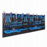 Merkloos / Sans marque botle Gereedschapswand 231.6x78cm - Complete set met opbergmogelijkheden