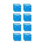 Relaxdays gel pack set van 16, hot cold packs, 14 x 13 cm, kompressen, huisapotheek en eerste hulp, herbruikbaar, blauw