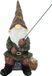 True to Nature Tuinkabouter beeld - visser met hengel - tuindecoratie en versiering - 25 cm - polyresin en kunststof