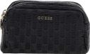 GUESS Utensil zak Double Zip Black Zwart