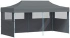 vidaXL Partytent, 291 x 580 x 315 cm, Antraciet, Oxford Stof