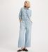 Levi's Wide Fit Cropped Denim Overalls