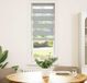 Maison Exclusive - Dubbele rolgordijn, lichtgrijs, 50x150 cm