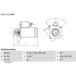 BOSCH Démarreur échange standard 0986021651