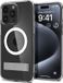Spigen Ultra Hybrid S Hoesje Geschikt voor Apple iPhone 15 Pro - Compatibel met MagSafe - Back Cover met Air Cushion - Transparant