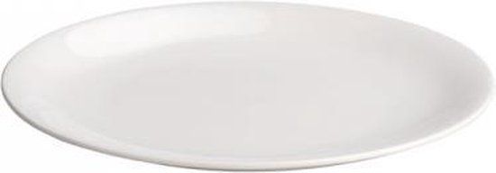 Alessi All-Time Ontbijtborden / Dessertborden ø 20 cm - Wit - Porselein - 4 stuks