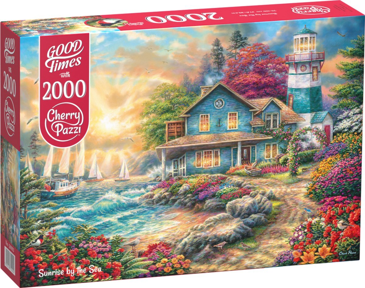 Cherrypazzi Sunrise by the sea Puzzel 2000 Stukjes