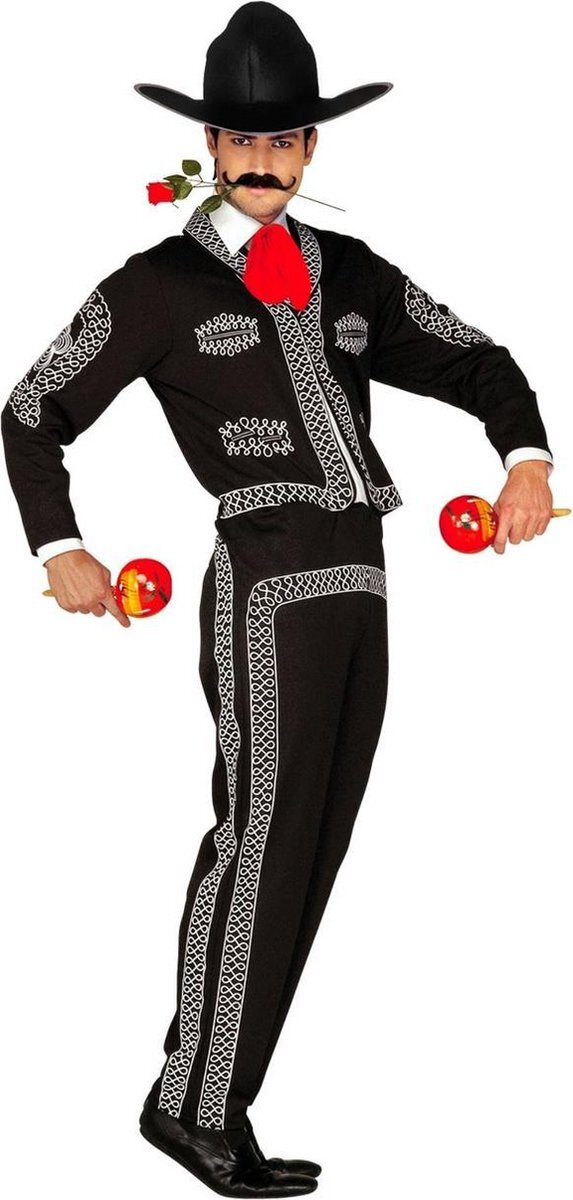 Widmann Spaans & Mexicaans Kostuum | Mexicaanse Mariachi | Man | XL | Carnaval kostuum | Verkleedkleding