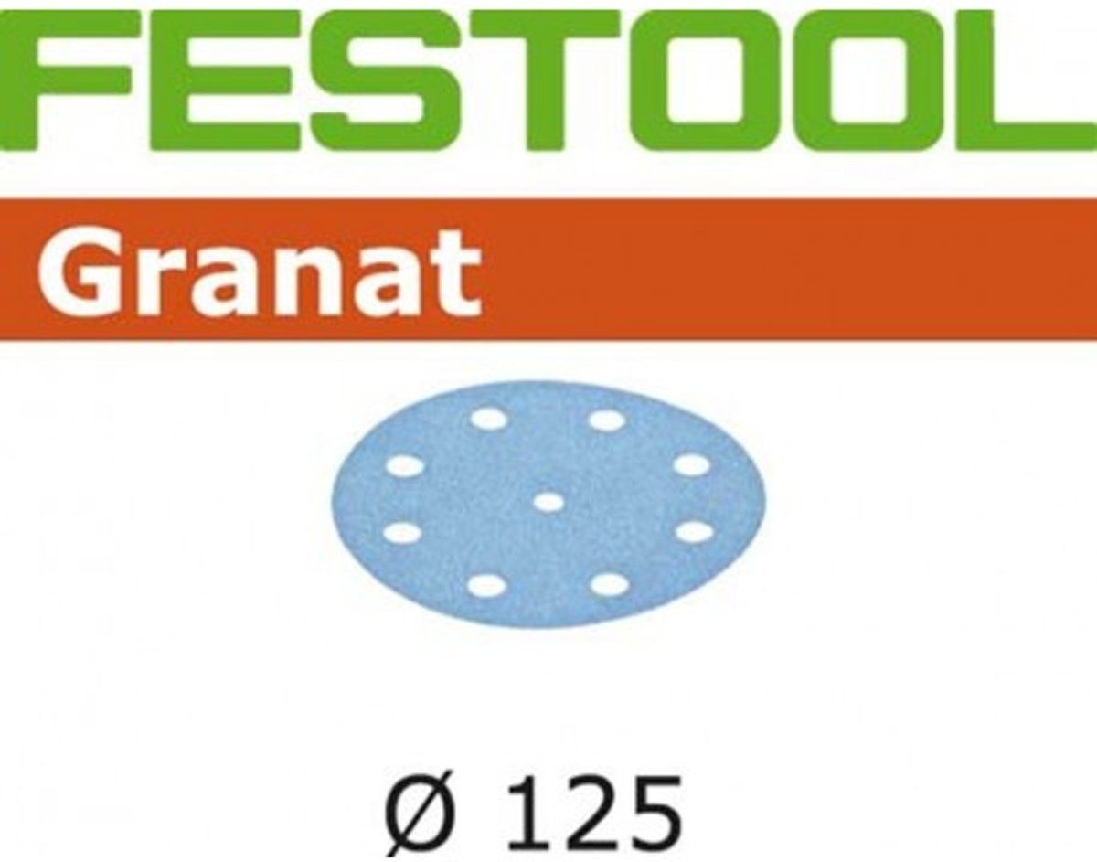 Festool 125 mm schuurschijven 100 x granat k 220 497172