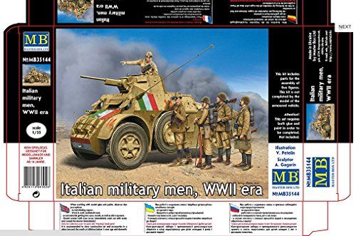Master Box MB35144 - modelbouwset Italian militair mannen, WWII era
