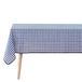 Douceur d'intérieur Rechthoekig tafelkleed (150 x 200 cm) Vichy blauw, polyester garen geverfd