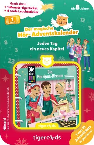 Tiger Media 4520 Tig.Card-'Die DEI- Die Marsepan-missie - adventskalender, kleurrijk