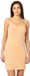 Merry Style Dames Onderjurk - Nachthemd - kort - V-neck - verstelbare Spaghetti bandjes - Viscose - Zand - S