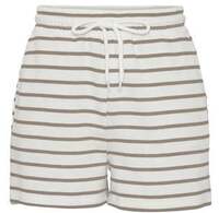 PIECES PCCHILLI Loungeshort - Wit/Bruin