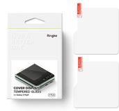 Ringke Cover Display Verre bescherming Geschikt voor Samsung Galaxy Z Flip 5 Screen Protector (2-Pack)