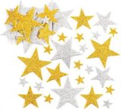 Baker Ross Goud- en zilverkleurige sterrenstickers (150 stuks)