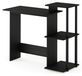 Americano Bureau met zijpanelen, zwart, 100,6 x 85,3 x 39,6 cm