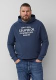 s.Oliver Big Size hoodie donkerblauw