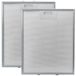 Merkloos Solidchoice - Metaal Mesh Extractor Vetfilter voor Afzuigkappen (Pack van 2)
