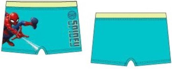 Spiderman zwembroek - turquoise (blauw/groen) - Marvel Spider-Man zwemshort - maat 98
