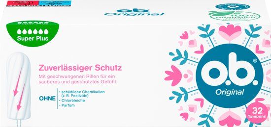 o.b. Tampons Super Plus, 32 stuks