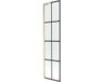 Mexen Next L paroi de douche 1 pièce 50 x 150 cm, grille noire, or brossé