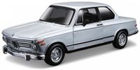 Bburago BMW 2002Tii - Modelauto - Schaal 1:32 - Zilver