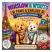 Winslow & Wyatt's Paws & Explore: The Great Paris Paw-venture: A Funny Dog Story Coloring Book for Kids Ages 4-12