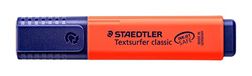 STAEDTLER 364-2 Textsurfer Classic markeerstift, wigvormige punt, circa 1-5 mm, 10 stuks in kartonnen etui, rood