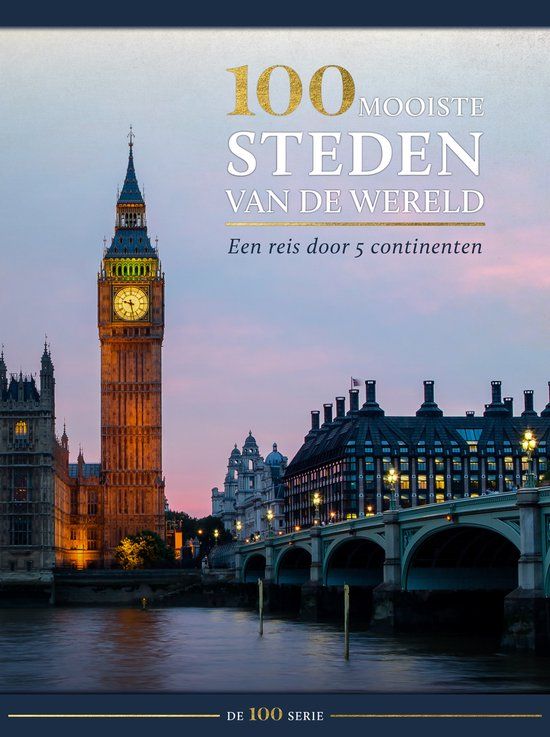 Rebo Productions 100 mooiste steden van de wereld - Hardcover - 256 pagina's