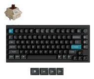 Keychron Q1 Ultra 8K Gamen USB + RF Wireless + Bluetooth Mechanisch Toetsenbord Zwart
